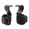 Pikkukuva 1 / 5: Painonnosto Koukku Grips Rannetuet Veto Koukut Treeni Varusteet Black