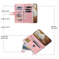 Pikkukuva 5 / 5: Xiaomi 11Lite 4G/5G 005 Kolmiulotteinen ruutukuvio Monikäyttöinen karabiinikotelo matkapuhelimelle Pink gold Style B Xiaomi Mi 11 Lite 5G