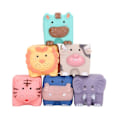 Miniatyrbilde 1 av 5: Baby Animal Blocks Set 6 stk Myke PVC Byggeleker Tenner Tygge Klem for Småbarn 6 Måneder Opp