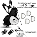 Miniatyrbild 5 av 5: Bärbar golf axelrem Golfbag rem Kompatibel axelrem