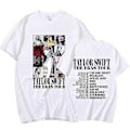Miniatyrbild 1 av 2: Taylor Swift The Eras Tour Fans Letter Tryckt T-shirt Kortärmad Tryckt Tee Toppar tx. S White