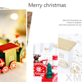 Miniatyrbillede 4 af 5: Træ Juletog Med 3 Vogne Til Drenge Piger Børn Festlig Adventskalender Dekoration Gave