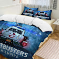 Pikkukuva 1 / 5: x167 Ghostbusters 3-osainen vuodevaatesetti Lämmin ja mukava pehmeä pussilakanasetti, jossa 1 pussilakana ja 2 tyynyliinaa makuuhuoneeseen b167 135x200cm 53x78in