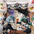 Miniatyrbillede 4 af 5: v5521 Sengetøj My Hero Academia 3PCS Sengesæt Dynebetræk Dynebetræk Pudebetræk Gaver Sengetøj IU5521 135x200cm 53x78in