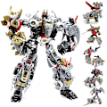 Miniatyrbillede 5 af 5: Bpf Dinoking Dinobot G1 Transformation Dinosaurer Actionfigur Legetøj Model Grimlock Slag Sludge Snarl Swoop Deformation Bil Robot BPF Grimlock no box