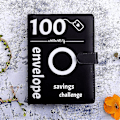 Miniatyrbilde 4 av 5: 100 Konvolutter Sparepenger Utfordring Perm, A5 Spareperm Med Kontantkonvolutter For Planlegging Og Blue