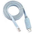 Miniatyrbillede 3 af 4: USB RJ45 Cisco konsolkabel 6ft FTDI Windows 8, 7, Vista, MAC, Linux RS232