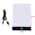 Miniatyrbilde 3 av 5: A5 LED-tegnebrett, tynn kunstmal, sjablongtegnebrett, lysboks, sporingsbord, pute