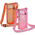 Miniatyrbilde 1 av 5: Vannflaske Stropper Justerbare Skulderstropper Strandflaske Veske Vann Hund Vannflaske Deksel For Sport Gym Fotturer Camping Gåing Orange and Pink