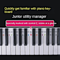 Miniatyrbillede 2 af 5: Klaver Keyboard Stickers Grand/elektrisk klaver 61 tangenter node notation note strip label til begyndere studerende
