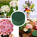 Miniatyrbillede 4 af 4: 10 stk. Bryllupsgang DIY Kunstig Blomsterdekoration Vandabsorberende Hjem Have Grøn Blomsterskum Fres (haoyi