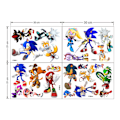 Pikkukuva 5 / 5: Igelkott Sonic Peli Seinätarra Poikien Makuuhuone PVC Graffiti Koriste Sarjakuva Animaatio Itseliimautuva Tarra