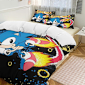Miniatyrbild 1 av 5: v351 Pokémon 3-delat Sängklädesset 1 Påslakan + 2 Örngott För Barn Pojkar Flickor Vuxna Tecknat Varmt Sött Mode Semester Present Gåva hn351 135x200cm 53x78in