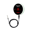 Miniatyrbillede 1 af 5: Otwoo Tuya Wifi Temperatursensor Tråd Digital Smartlife Termometer Rum Vand Pool Termostat Alarm Eu