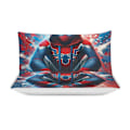 Miniatyrbild 3 av 4: v818 Spider-Man 3-delat Bäddset för Enkelsäng - Inkluderar 1 Enkelt Täcke och 2 Örngott - Färgbeständig Mikrofiber - Spider io818 135x200cm 53x78in