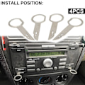 Miniatyrbillede 5 af 5: 2 par radio CD stereo fjernelse nøgleudtræk til Ford Focus Mondeo C-Max Fiesta Transit biludtræk installationsværktøjer