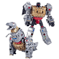 Miniatyrbillede 1 af 5: Bpf Dinoking Dinobot G1 Transformation Dinosaurer Actionfigur Legetøj Model Grimlock Slag Sludge Snarl Swoop Deformation Bil Robot BPF Grimlock no box