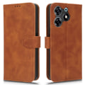 Pikkukuva 1 / 5: Tecno Spark 10 Pro -nahkakotelokotelo lompakolla, magneettisella suojakotelolla Brown Transsion Tecno Spark 10 Pro