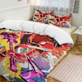 Miniatyrbilde 1 av 4: v904 Spider-Man 3-delt sengesett for enkeltseng - Inkluderer 1 enkelt dyne og 2 putevar Sengetøy - Falmebestandig mikrofiber - Spider io904 135x200cm 53x78in