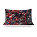 Miniatyrbilde 3 av 4: v895 Spider-Man 3-delt sengesett for enkeltseng - Inkluderer 1 enkelt dyne og 2 putevar sengetøy - Falmebestandig mikrofiber - Spider io895 135x200cm 53x78in