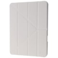 Miniatyrbillede 3 af 4: iPad Air 13 (2024) Etui i PU Læder + TPU + Akryl Smart Tablet Cover med Origami Stativ - Multicolor Grey