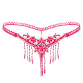 Miniatyrbillede 2 af 4: Damer Tanga Truser Low Waist Underbukser Lingeri til Kvinder til Sex, Kvinders Sexy Vedhæng Perle Pink