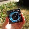 Miniatyrbilde 2 av 4: SQCLV Orgonpyramide Obsidian Kule Gave Nubisk Orgonpyramide for Suksess Healing Krystaller Pyramide Healing Stein Beskyttelse Reiki