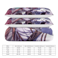Miniatyrbild 2 av 5: v1404 Attack On Titan Täcke Set Tjockt Mjukt 3 Delars Sängklädesset Året Runt Täcke med 2 Örngott för Vuxna Kvinnor Flickor Tonåringar Hem Rum Deco 135x200cm 53x78in