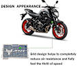 Miniatyrbild 4 av 5: Bimirth för Yamaha Mt-07 Mt07 Fz-07 Fz07 2014 - 2019 Motorcykel Kylare Grill Guard Grill Skyddskåpa Mesh Net Fender Tillbehör Red