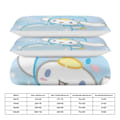 Pikkukuva 2 / 4: v45 Cinnamoroll 3-osainen yhden hengen sängynpeite - Sisältää 1 yhden hengen peiton ja 2 tyynyliinaa - Haalistumista kestävä mikrokuitu - Cinnamoroll io45 135x200cm 53x78in