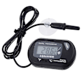 Miniatyrbild 1 av 5: Akvarie Termometer, Lcd Digital Elektronisk Termometer Med Sugkopp Vatten Termograf