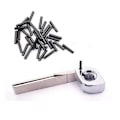 Miniatyrbillede 1 af 4: 100 stk. 1,6 mm stifter til KEYDIY VVDI bilnøgleblad fastholdelsesstift bolt bilnøgleembryo lås fjernbetjening nøgleblad