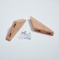 Miniatyrbillede 3 af 4: 6 stk. Vintage trækroge Trækrog 5 kg bæreevne, vægkrog badekåbekroge hattekroge frakkekroge multifunktionskroge nøglekroge