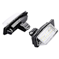 Miniatyrbillede 1 af 4: 2 stk. 12v Led Canbus Led Nummerpladelys Til Mitsubishi Outlander