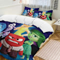 Pikkukuva 1 / 5: x519 Inside Out 3-osainen vuodevaatesetti Lämmin ja mukava pehmeä pussilakanasetti 1 pussilakanalla ja 2 tyynyliinalla makuuhuoneeseen b519 135x200cm 53x78in
