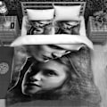 Miniatyrbillede 1 af 5: v861 Sengelinned Twilight Series Dynebetræk Sæt Og Pudebetræk Vampire Hot Movies Enkelt King Full Fashion Sengetøj Sæt Til Voksne Dynebetræk 3-Dele 240x260cm 94x102in