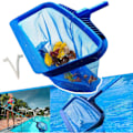 Miniatyrbillede 1 af 5: (Arbejdernes Dag-kampagne!) Pool Skimmer Net, Kraftig Løvhøv, Rengøringsværktøj med Fint Net