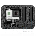 Pikkukuva 3 / 5: GoPro HERO3:lle sopiva pieni matkakäyttöön tarkoitettu säilytyskassi ja työkalupakkauksen kotelo Black