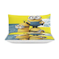 Pikkukuva 3 / 5: x5 Minion 3-osainen vuodevaatesetti Lämmin ja mukava pehmeä pussilakanasetti, jossa 1 pussilakana ja 2 tyynyliinaa makuuhuoneeseen b5 200x200cm 78x78in