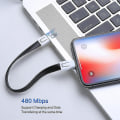 Pikkukuva 4 / 5: 3-in-1-miniavainperälaturi USB-kaapeli Micro USB Type C Lightning-kaapeli