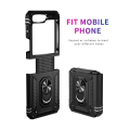 Miniatyrbillede 4 af 5: Z Flip 5 Etui, Military Grade Anti-fald Panser Etui Kompatibel Med Samsung Galaxy Z Flip 5 Med Ringholder & Hængselbeskyttelse Black For Galaxy Z Flip 5