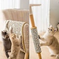 Miniatyrbillede 5 af 5: Katteskrabemåtte 3040cm tilfældig farve, Sisal katteskrabemåtte, Katteskraber, Anti-slip katteklopleje legetøj, Beskyt møbler og sofaer