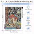 Miniatyrbilde 3 av 5: Mushroom Diamond Art Painting Kits For Adults, 5d Round Full Drill Diamond Dots Paintings For Beginners Mushroom