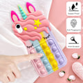 Miniatyrbilde 7 av 8: Pop It Fidget Leke Mobilskall for iPhone Beskyttelse Myk silikon - på lager iphone11 pro max