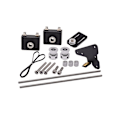 Miniatyrbild 1 av 5: 1 set 3d-skrivartillbehör Dual Z-axis uppgraderingssats 3d-skrivardelar för -3v2 Pro-skrivare black  silver
