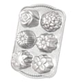 Miniatyrbilde 1 av 5: Geo Bundtlette Pan, En Størrelse 6 Forskjellige Former, Sjarmerende Kombinasjon, Diy Kakeform, Pan silver