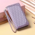 Miniatyrbild 5 av 5: För Xiaomi 11Lite 4G/5G 005 Tredimensionellt Rutmönster Multi-Karabiner Mobiltelefonfodral Purple Style E Xiaomi Mi 11 Lite 5G