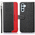 Miniatyrbild 1 av 5: KHAZNEH Fodral för Samsung Galaxy A26 5G med RFID-blockering, Plånboksdesign i PU-läder - Multicolor Black