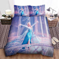 Miniatyrbilde 1 av 4: v5374 Sengetøy Frozen Elsa I Hennes Eget Isslott Dynetrekksett Barn Mykt Sengetøy IU5374 200x200cm 78x78in