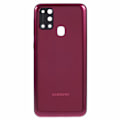 Pikkukuva 2 / 5: Samsung Galaxy M31 M315 OEM akun kotelon korjausosa + kameran linssin suojus - Punainen